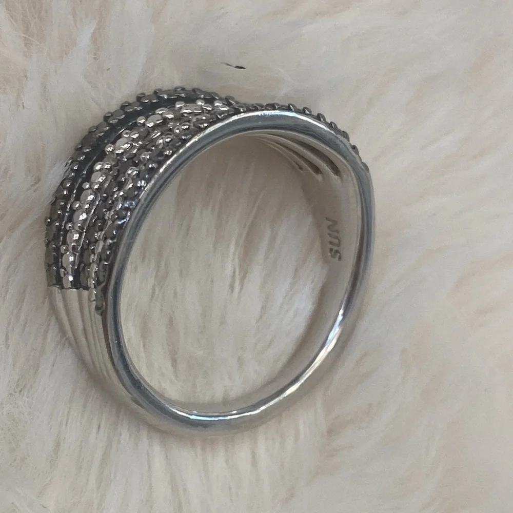 Black & White Diamond Ring